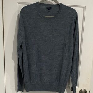 J. Crew Men's Charcoal Crewneck Sweater